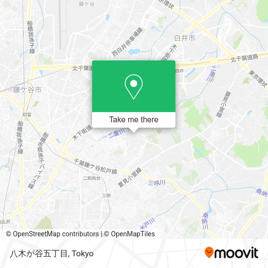 八木が谷五丁目 map