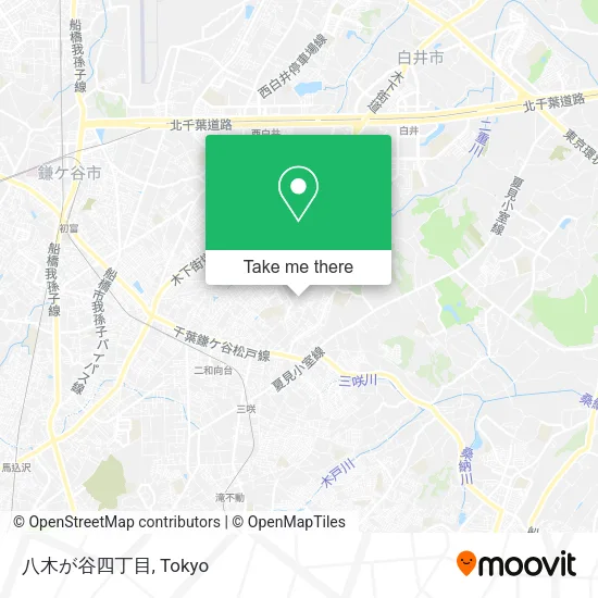八木が谷四丁目 map