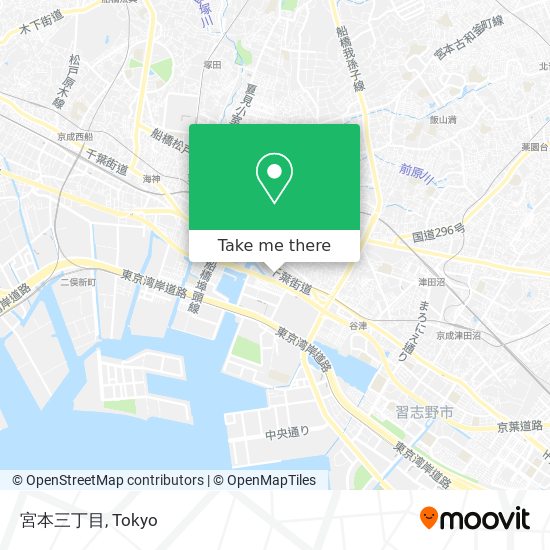 宮本三丁目 map