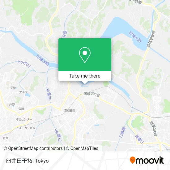 Usui-da Reclaimed Land map