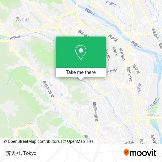 辨天社 map