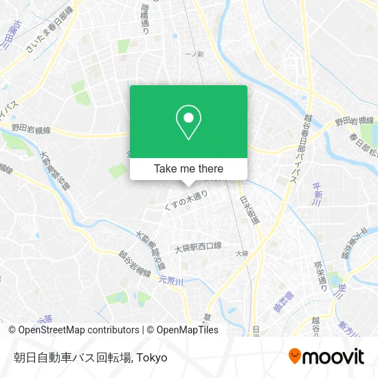 朝日自動車バス回転場 map