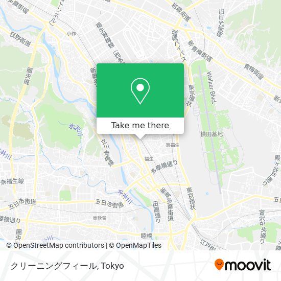 クリーニングフィール map