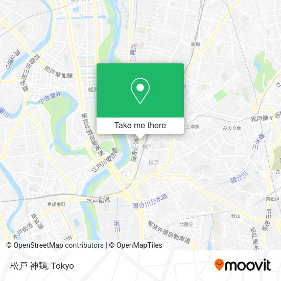 松戸 神鶏 map