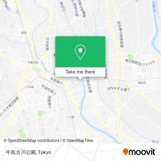 牛島古川公園 map