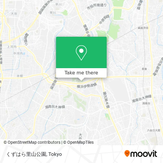 Kuzuhara Satoyama Park map