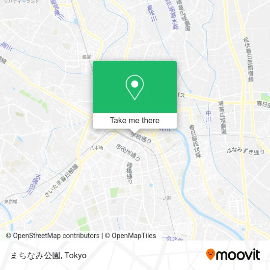 まちなみ公園 map
