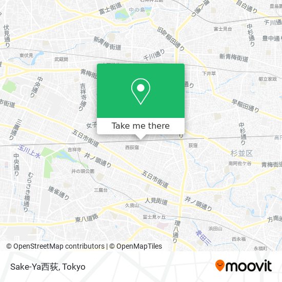 Sake-Ya西荻 map