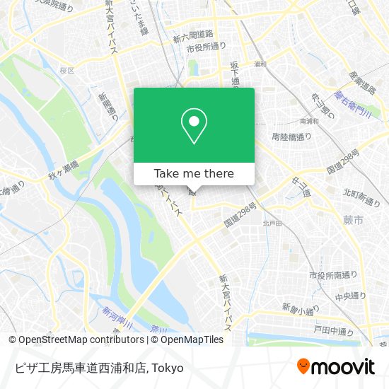 ピザ工房馬車道西浦和店 map