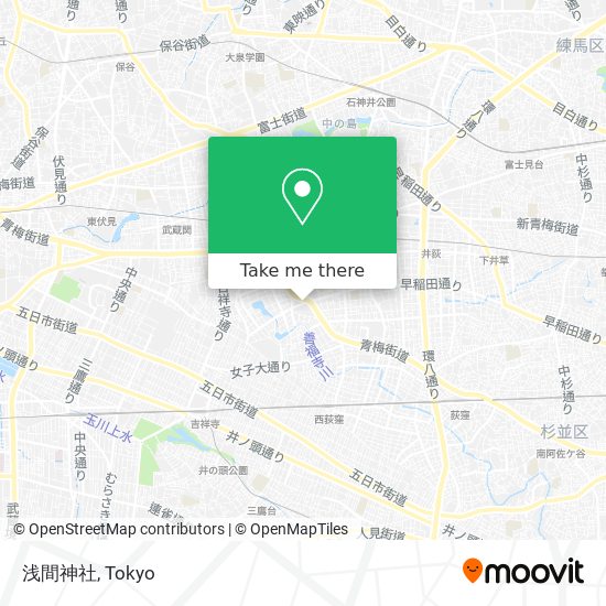 浅間神社 map