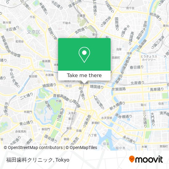 福田歯科クリニック map