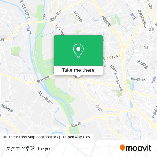 タクエツ卓球 map