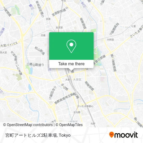 宮町アートヒルズ2駐車場 map