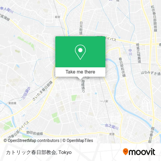 カトリック春日部教会 map