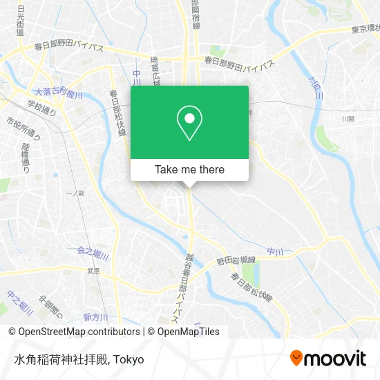 水角稲荷神社拝殿 map