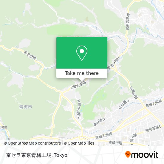 京セラ東京青梅工場 map