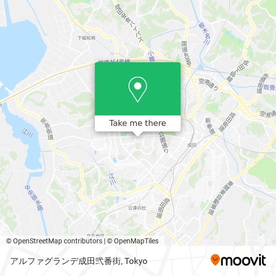 アルファグランデ成田弐番街 map