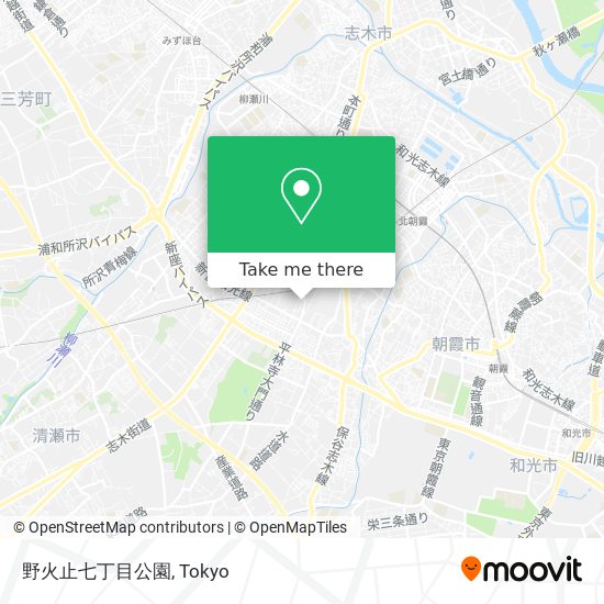 野火止七丁目公園 map