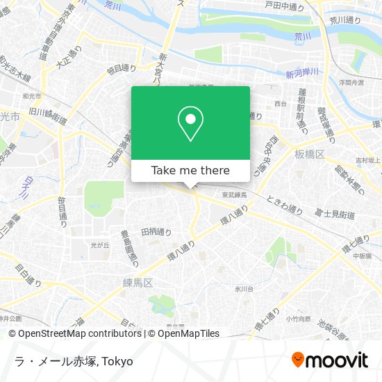 ラ・メール赤塚 map