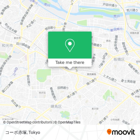 コーポ赤塚 map