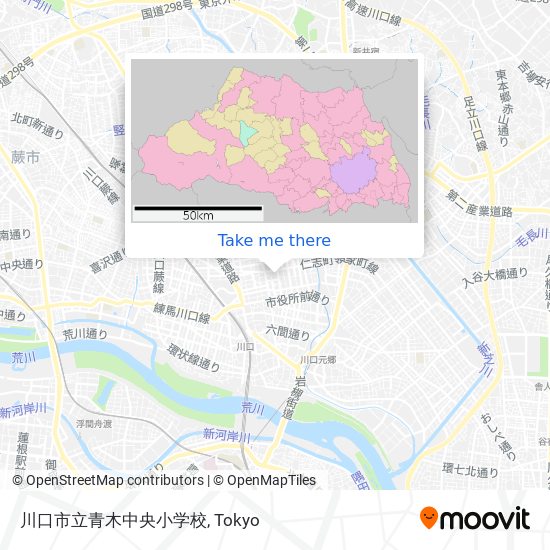 川口市立青木中央小学校 map