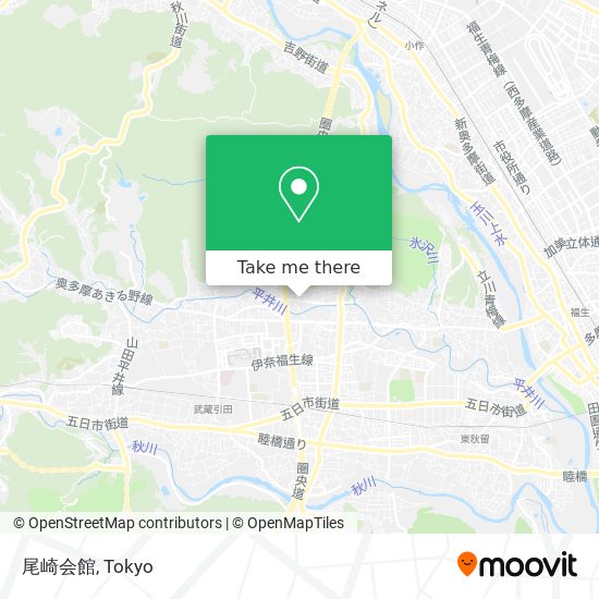 尾崎会館 map