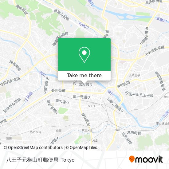 八王子元横山町郵便局 map