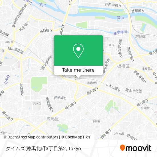 タイムズ 練馬北町3丁目第2 map
