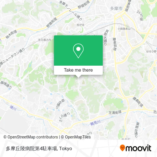 多摩丘陵病院第4駐車場 map