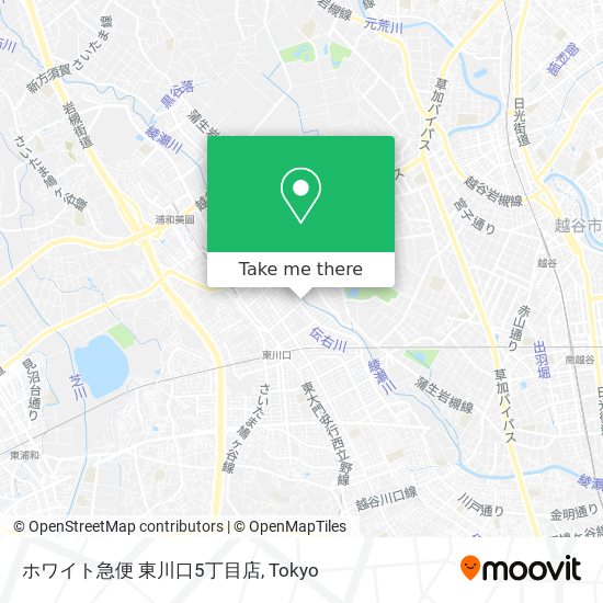 ホワイト急便 東川口5丁目店 map