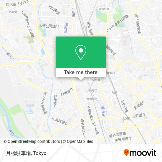 月極駐車場 map