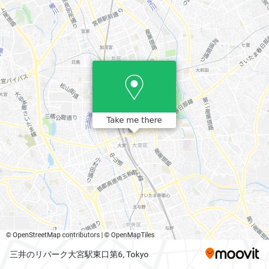 三井のリパーク大宮駅東口第6 map