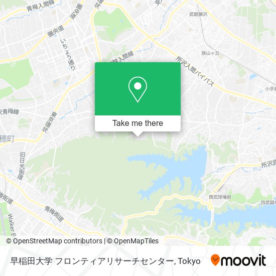 早稲田大学 フロンティアリサーチセンター map