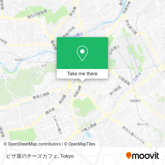 ピザ屋のチーズカフェ map