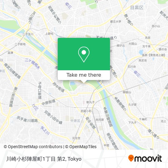 川崎小杉陣屋町1丁目 第2 map