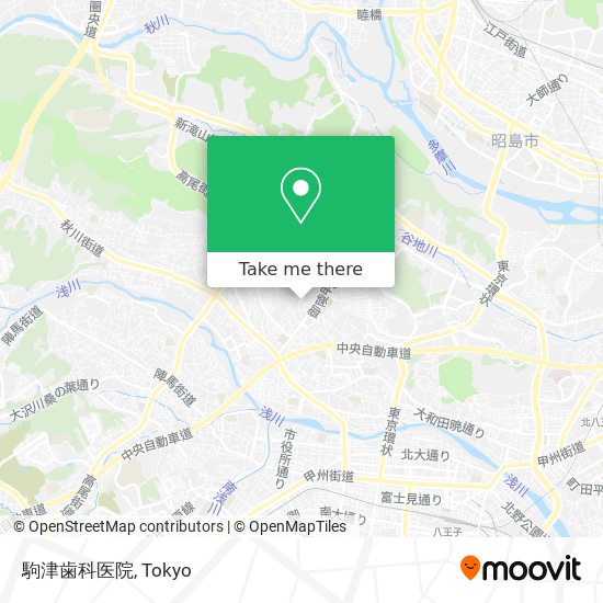 駒津歯科医院 map