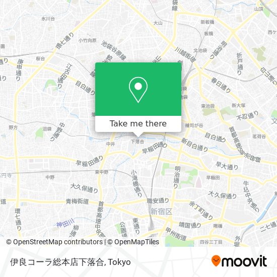 伊良コーラ総本店下落合 map