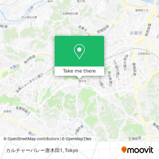 カルチャーバレー唐木田1 map