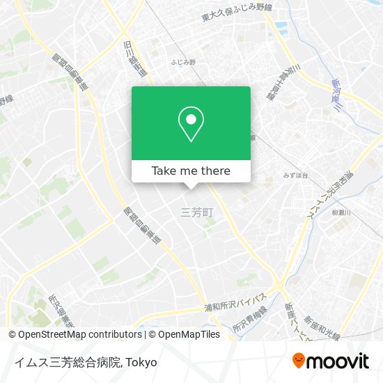 イムス三芳総合病院 map
