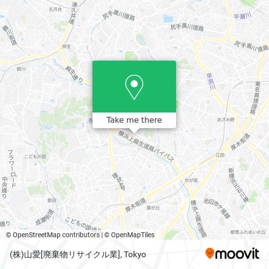 (株)山愛[廃棄物リサイクル業] map