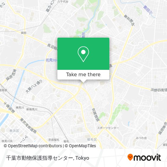 千葉市動物保護指導センター map