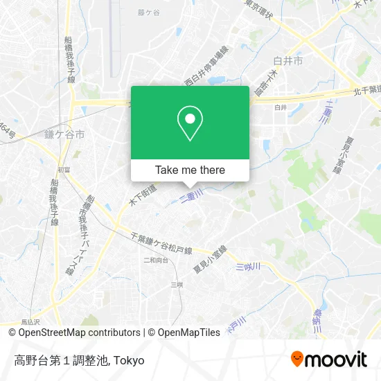 高野台第１調整池 map