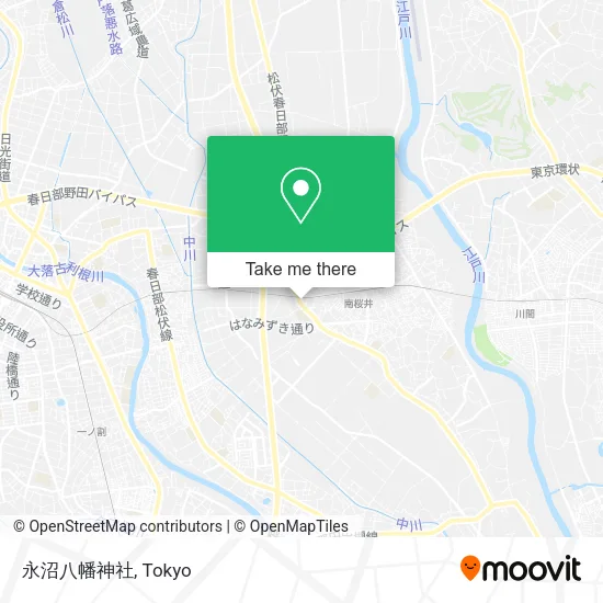 永沼八幡神社 map