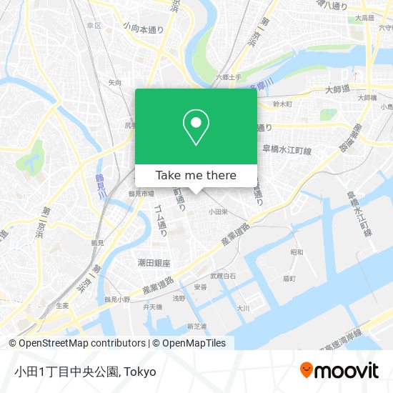 小田1丁目中央公園 map