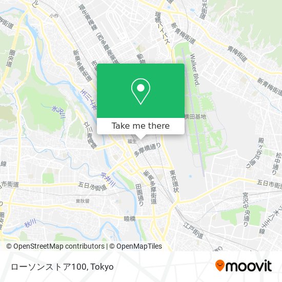 ローソンストア100 map