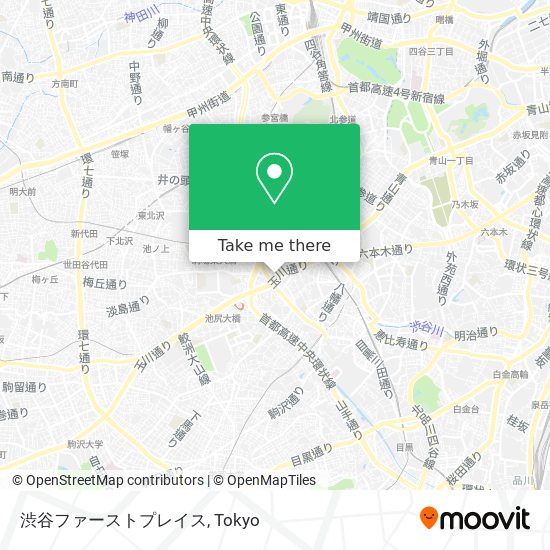 渋谷ファーストプレイス map
