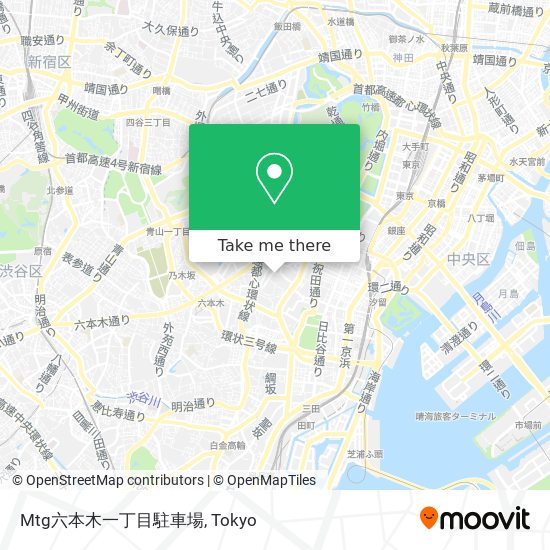 Mtg六本木一丁目駐車場 map