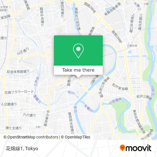 花畑線1 map