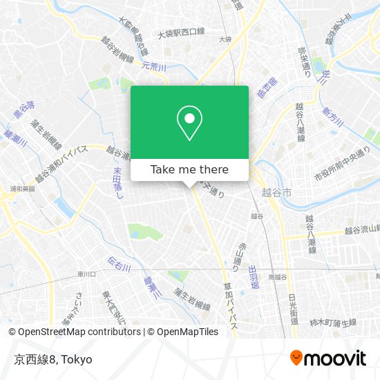 京西線8 map