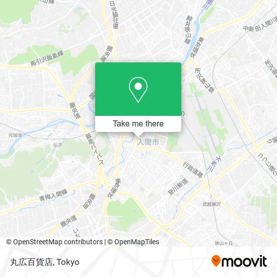 丸広百貨店 map